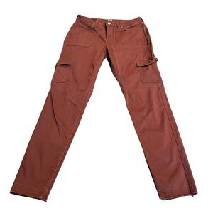 A.n.a. Women’s Skinny Cargo Pants Rusty Brown Size 4 Inseam